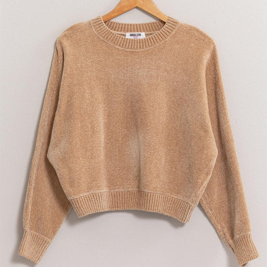 Drea Chenille Sweater-Sweaters-Vixen Collection, Day Spa and Women's Boutique Located in Seattle, Washington