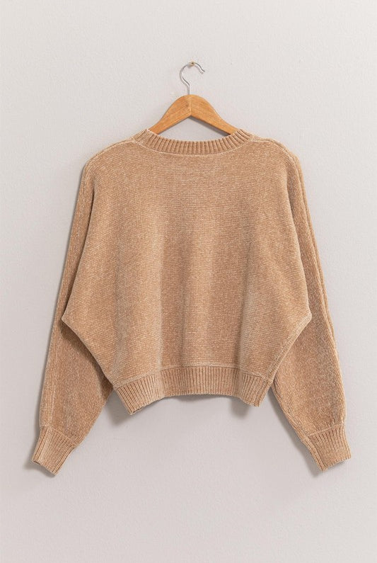 Drea Chenille Sweater-Sweaters-Vixen Collection, Day Spa and Women's Boutique Located in Seattle, Washington
