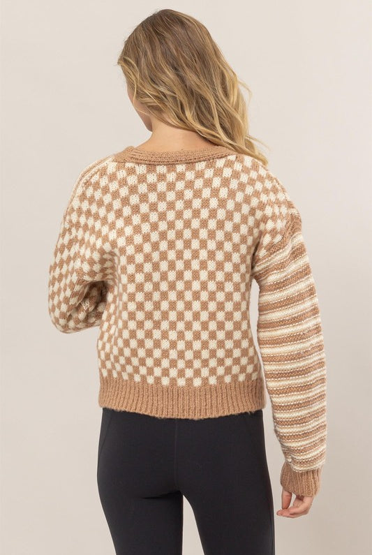 Sweet Side Button Down Cardigan-Sweaters-Vixen Collection, Day Spa and Women's Boutique Located in Seattle, Washington