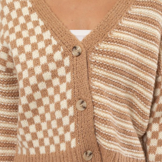 Sweet Side Button Down Cardigan-Sweaters-Vixen Collection, Day Spa and Women's Boutique Located in Seattle, Washington