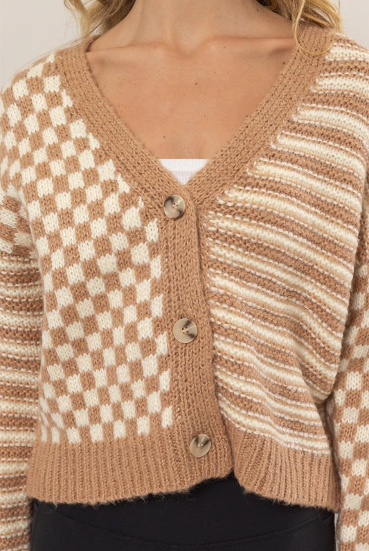Sweet Side Button Down Cardigan-Sweaters-Vixen Collection, Day Spa and Women's Boutique Located in Seattle, Washington