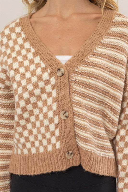 Sweet Side Button Down Cardigan-Sweaters-Vixen Collection, Day Spa and Women's Boutique Located in Seattle, Washington