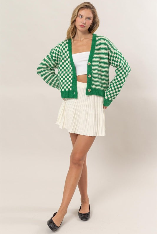 Sweet Side Button Down Cardigan-Sweaters-Vixen Collection, Day Spa and Women's Boutique Located in Seattle, Washington