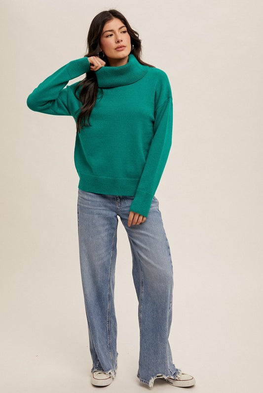 Oh So Soft Turtle Neck-Sweaters-Vixen Collection, Day Spa and Women's Boutique Located in Seattle, Washington