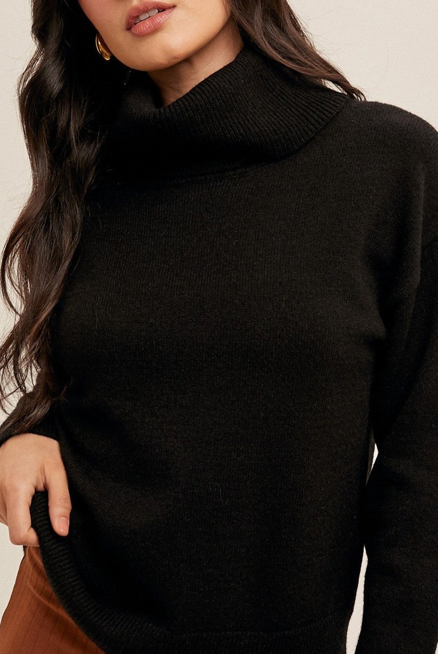 Oh So Soft Turtle Neck-Sweaters-Vixen Collection, Day Spa and Women's Boutique Located in Seattle, Washington