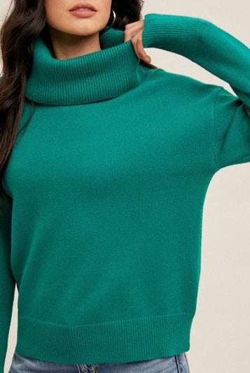 Oh So Soft Turtle Neck-Sweaters-Vixen Collection, Day Spa and Women's Boutique Located in Seattle, Washington
