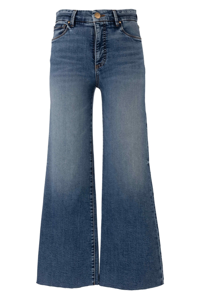 KUT Meg High Rise Fab Ab Wide Leg Jeans-Denim-Vixen Collection, Day Spa and Women's Boutique Located in Seattle, Washington