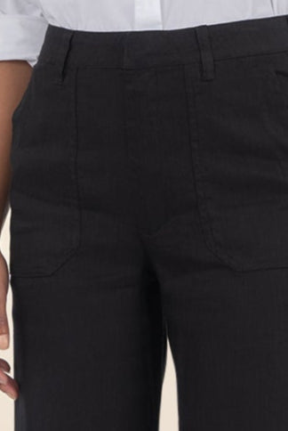 KUT Topaz Linen Wide Leg Pants-Pants-Vixen Collection, Day Spa and Women's Boutique Located in Seattle, Washington