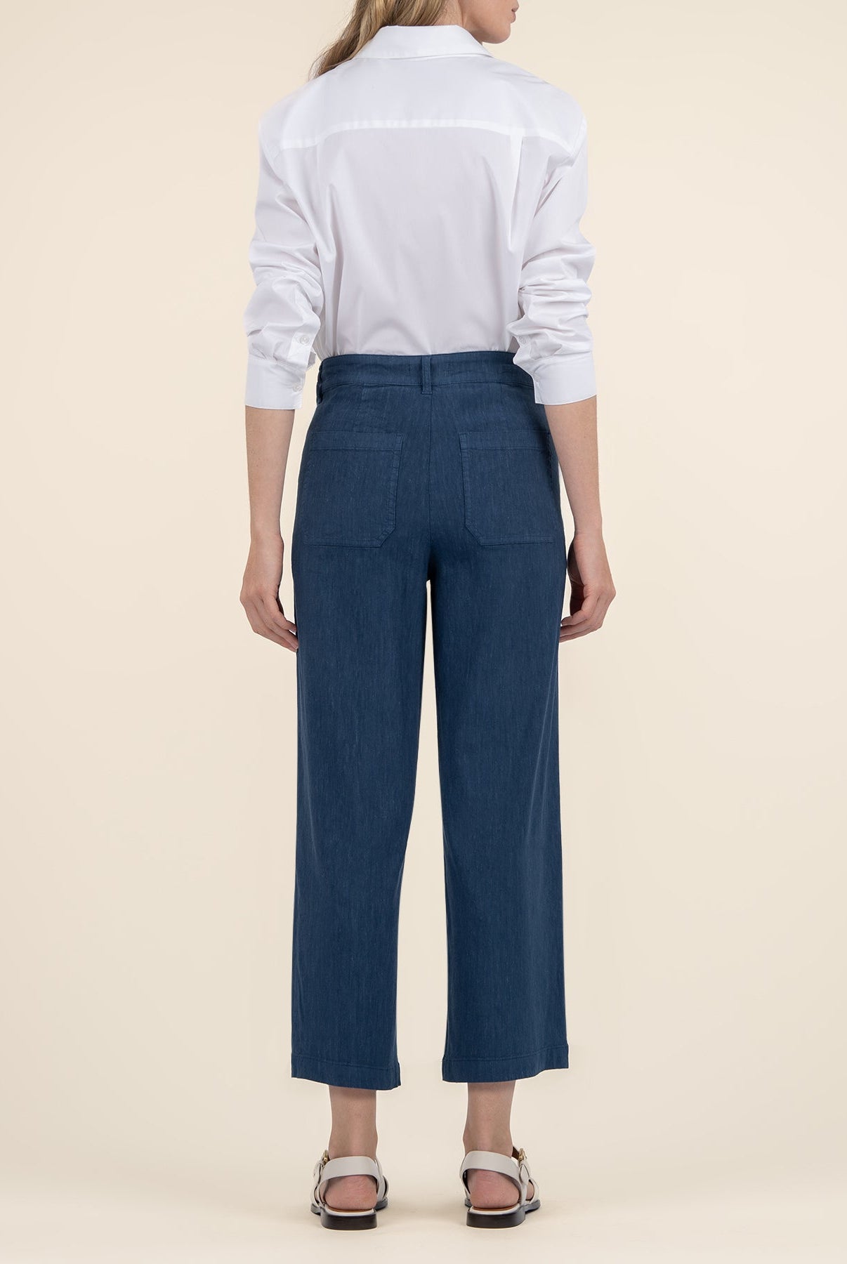 KUT Topaz Linen Wide Leg Pants-Pants-Vixen Collection, Day Spa and Women's Boutique Located in Seattle, Washington