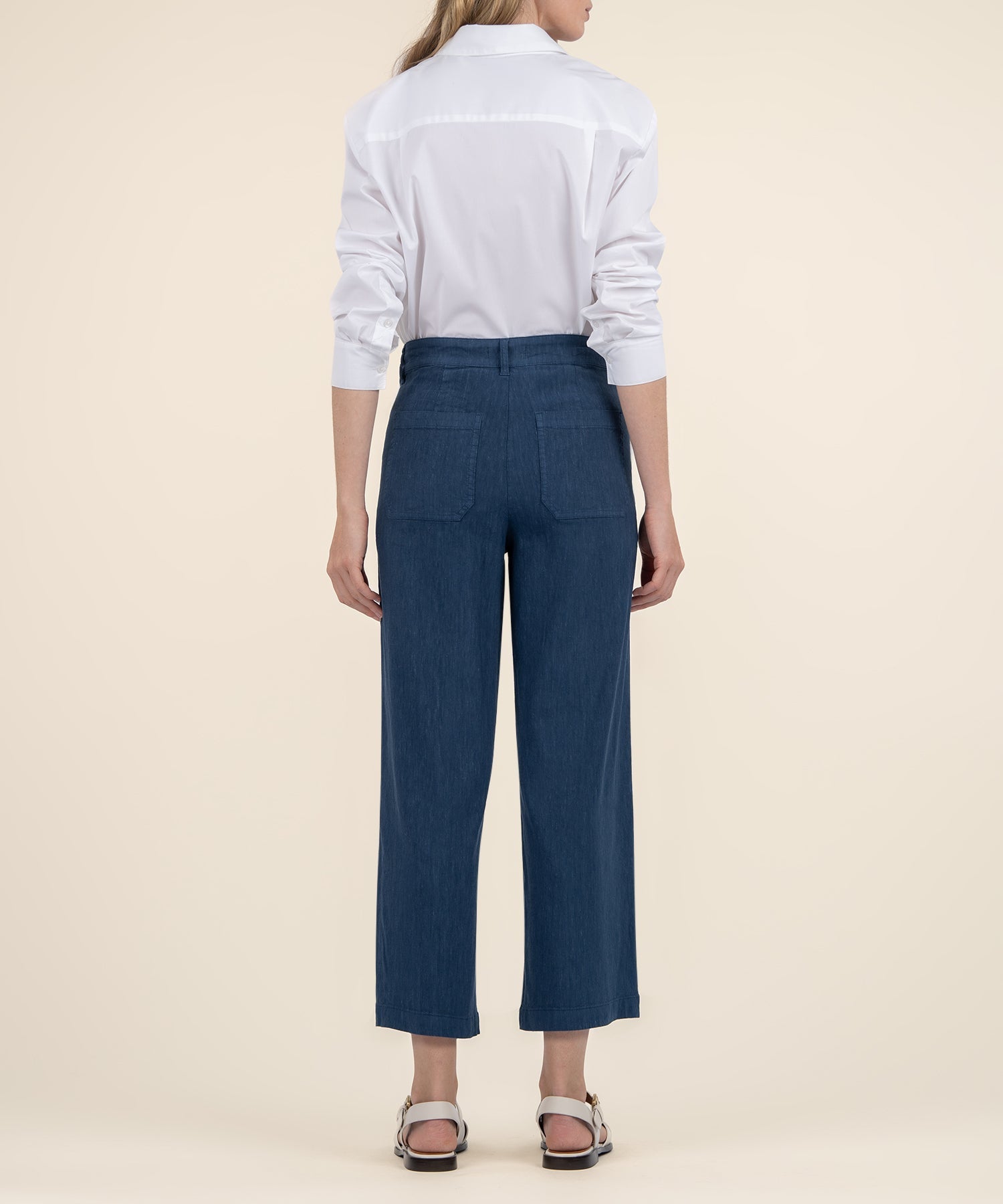 KUT Topaz Linen Wide Leg Pants-Pants-Vixen Collection, Day Spa and Women's Boutique Located in Seattle, Washington