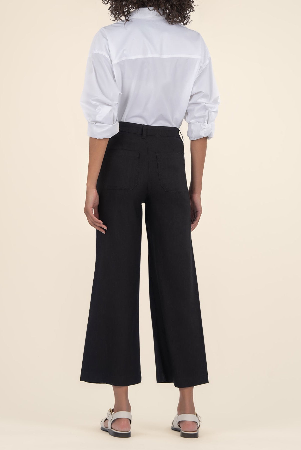 KUT Topaz Linen Wide Leg Pants-Pants-Vixen Collection, Day Spa and Women's Boutique Located in Seattle, Washington