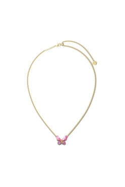 Bianca Butterfly Short Pendant Necklace-Necklaces-Vixen Collection, Day Spa and Women's Boutique Located in Seattle, Washington
