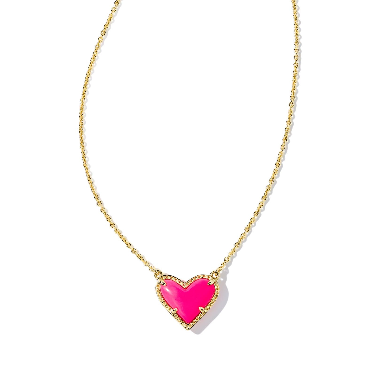 Ari Heart Pendant Necklace-Necklaces-Vixen Collection, Day Spa and Women's Boutique Located in Seattle, Washington
