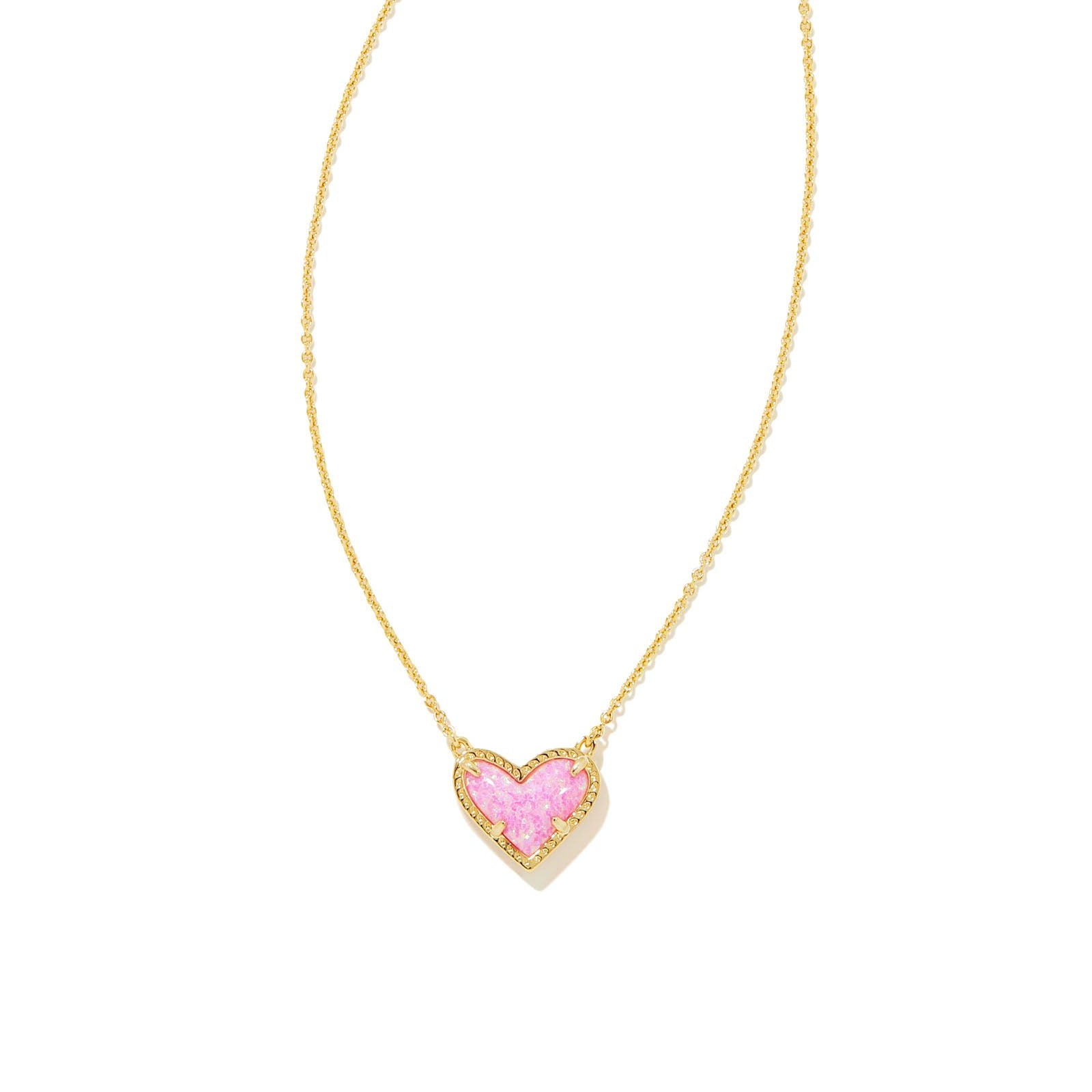 Ari Heart Pendant Necklace-Necklaces-Vixen Collection, Day Spa and Women's Boutique Located in Seattle, Washington