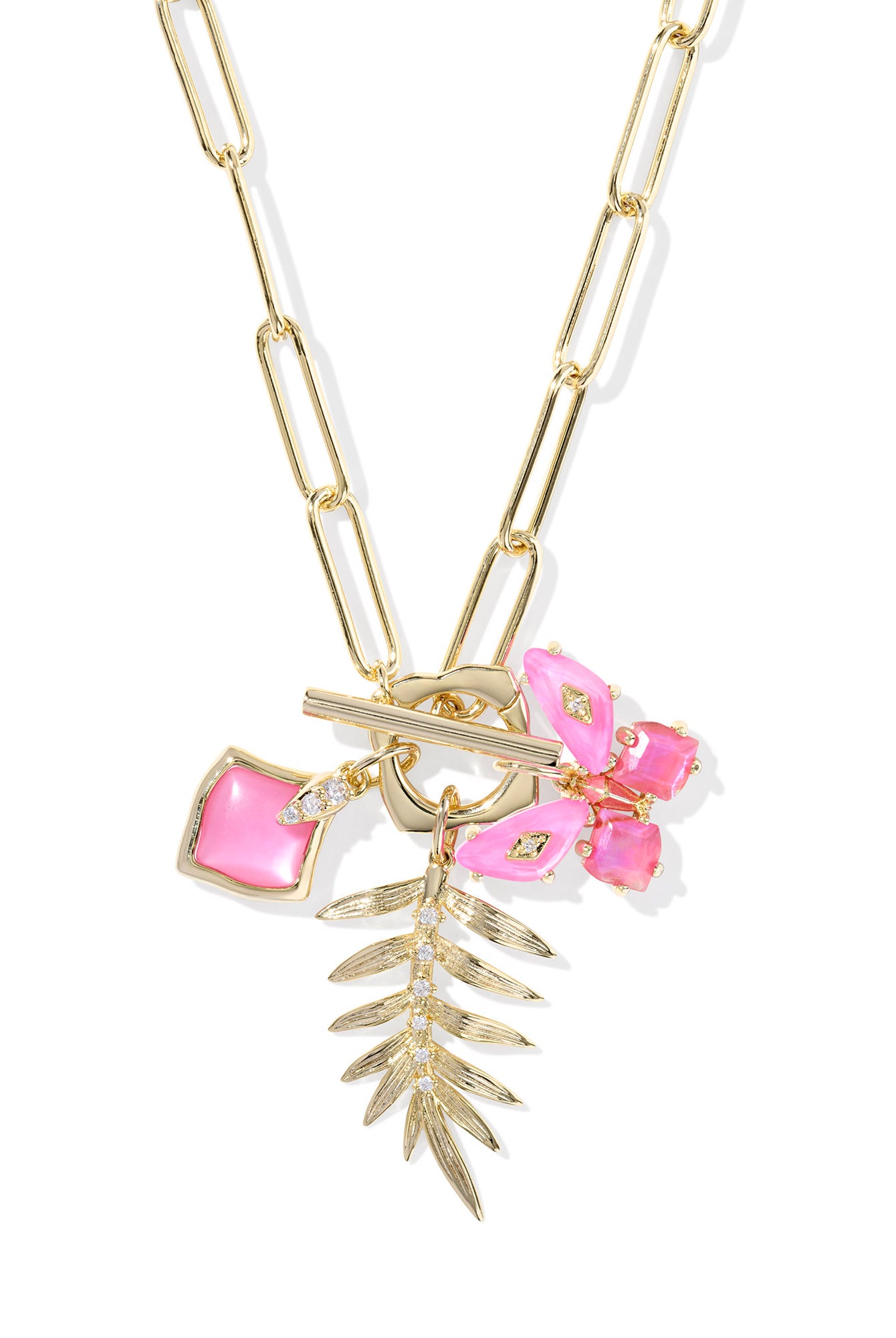 Bianca Butterfly Charm Necklace-Necklaces-Vixen Collection, Day Spa and Women's Boutique Located in Seattle, Washington