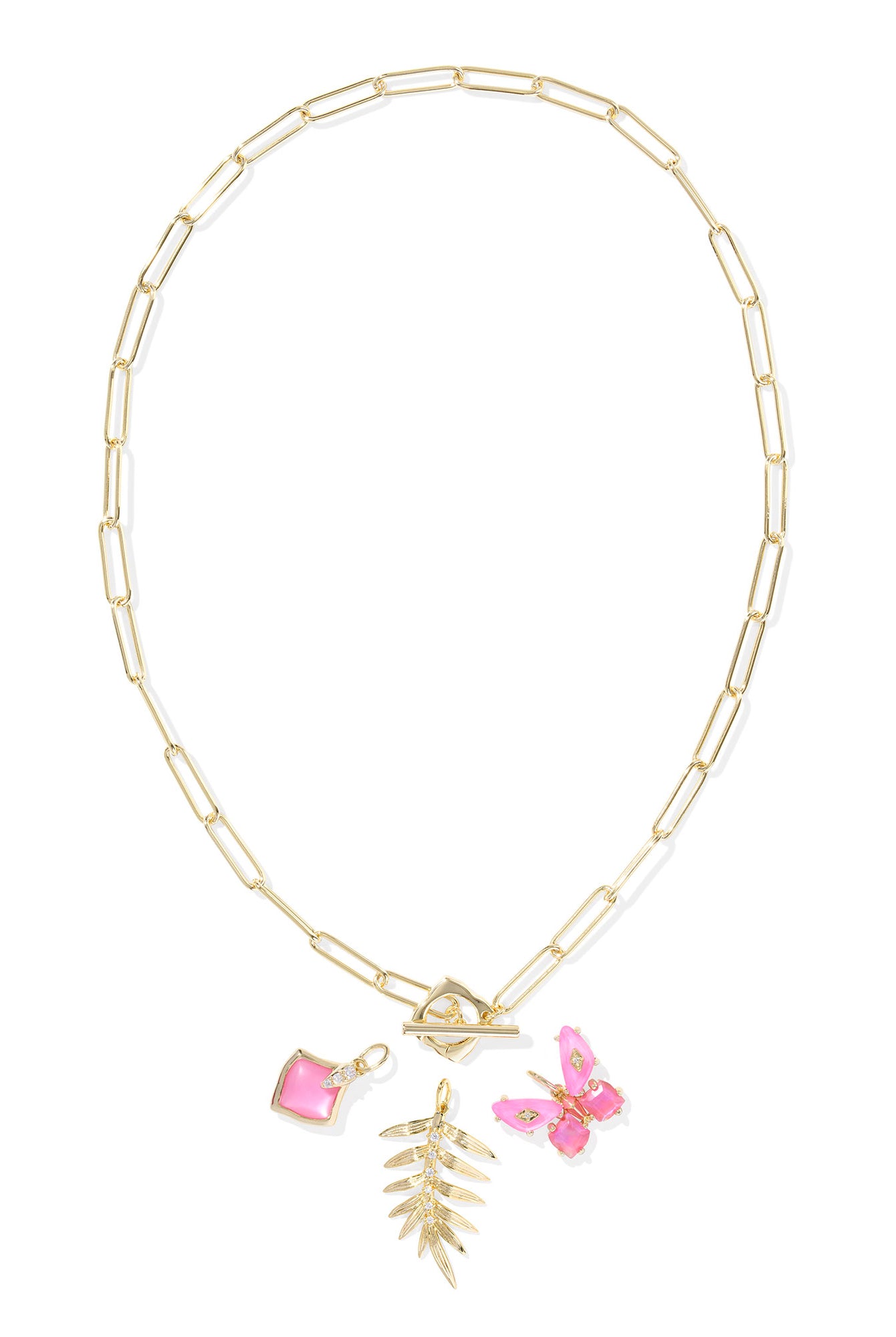 Bianca Butterfly Charm Necklace-Necklaces-Vixen Collection, Day Spa and Women's Boutique Located in Seattle, Washington