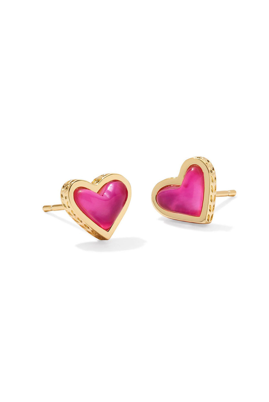 Framed Ari Heart Stud Earrings-Earrings-Vixen Collection, Day Spa and Women's Boutique Located in Seattle, Washington