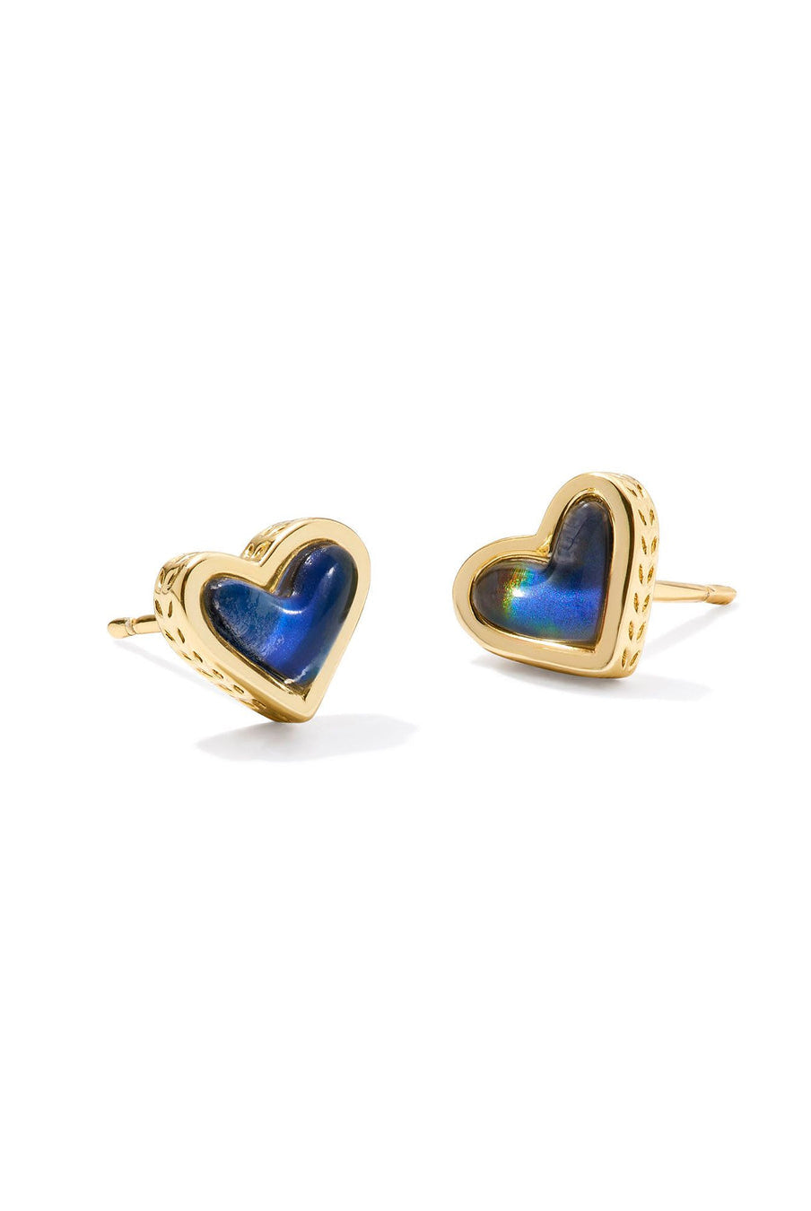 Framed Ari Heart Stud Earrings-Earrings-Vixen Collection, Day Spa and Women's Boutique Located in Seattle, Washington