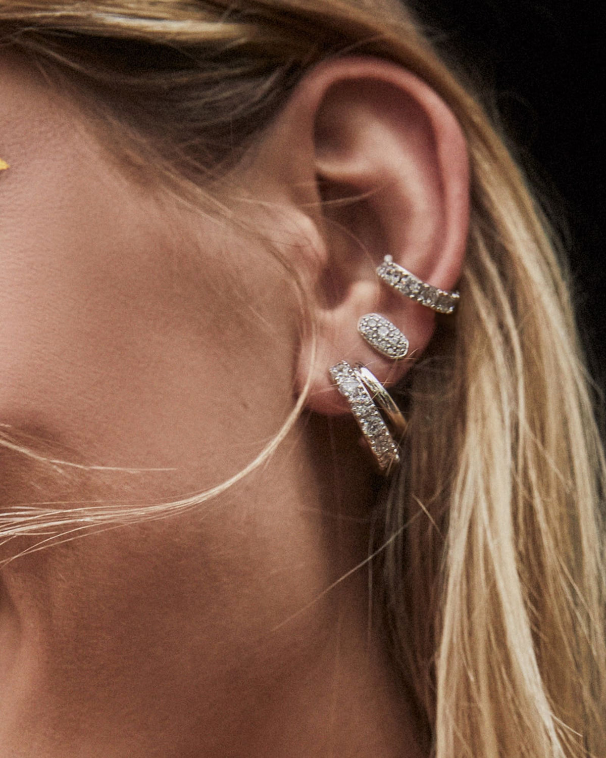 Grayson Crystal Stud Earrings-Earrings-Vixen Collection, Day Spa and Women's Boutique Located in Seattle, Washington