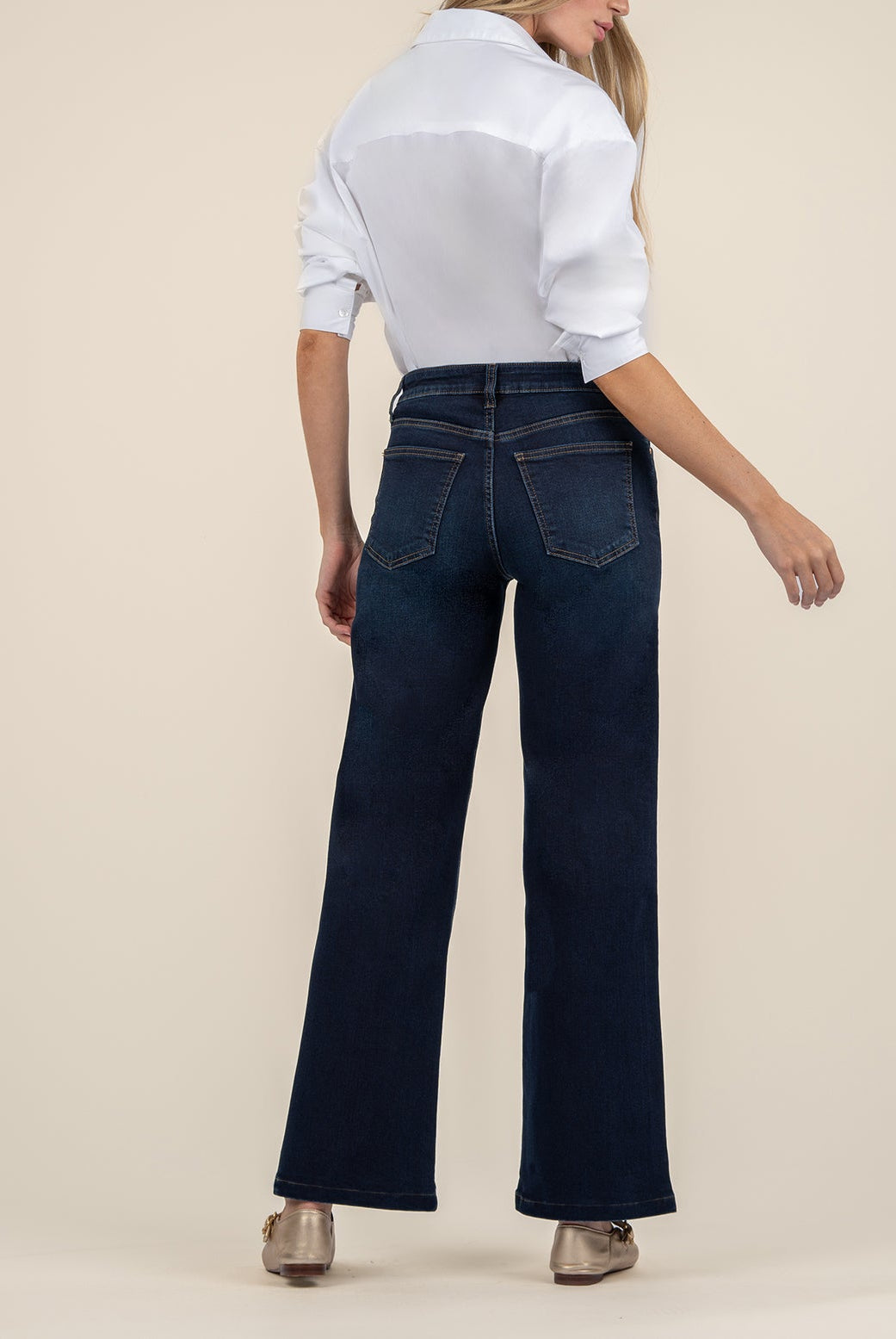 KUT High Rise Wide Leg Clean Hem-Denim-Vixen Collection, Day Spa and Women's Boutique Located in Seattle, Washington