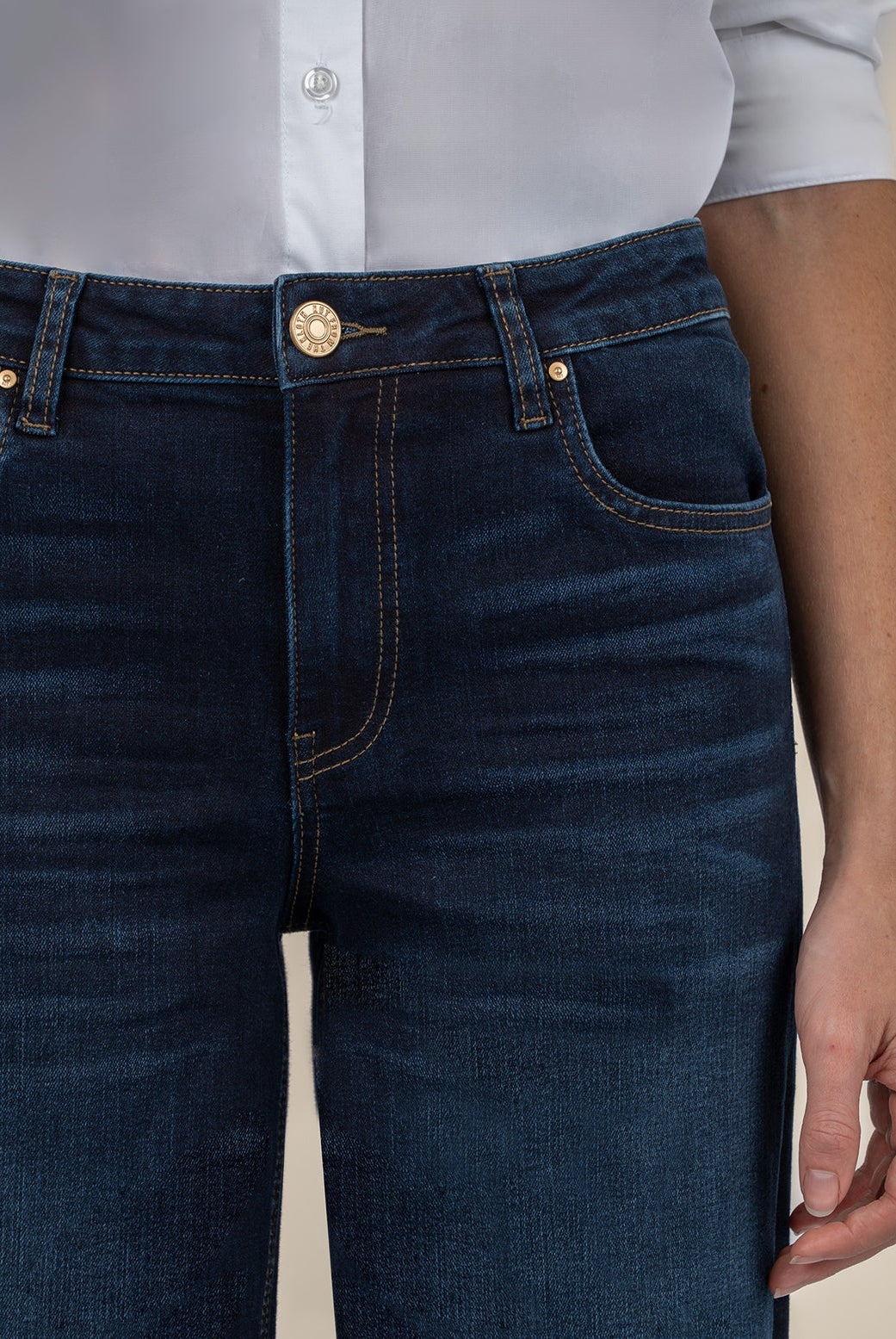 KUT High Rise Wide Leg Clean Hem-Denim-Vixen Collection, Day Spa and Women's Boutique Located in Seattle, Washington