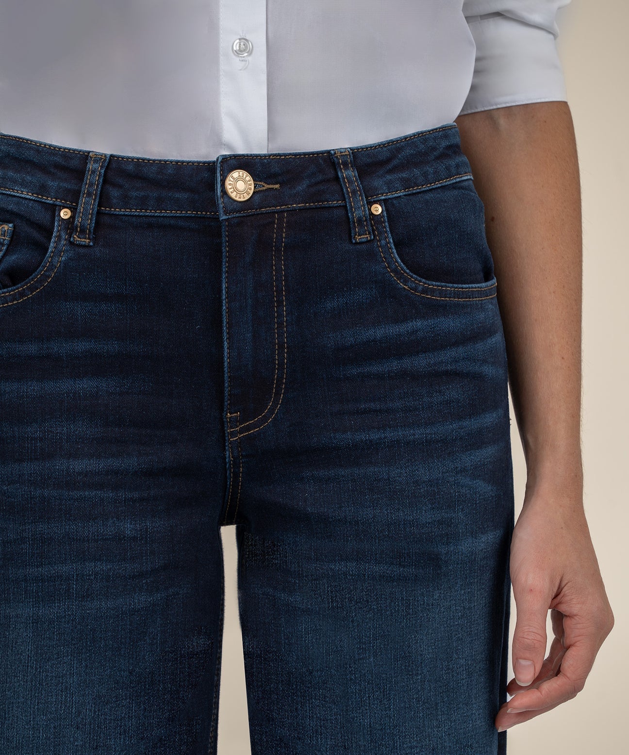 KUT High Rise Wide Leg Clean Hem-Denim-Vixen Collection, Day Spa and Women's Boutique Located in Seattle, Washington