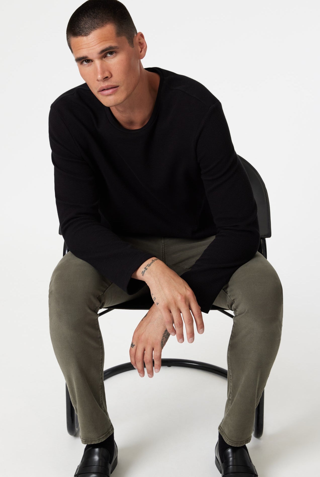 Jake Tea Leaf Luxe Twill-Men's Bottoms-Vixen Collection, Day Spa and Women's Boutique Located in Seattle, Washington