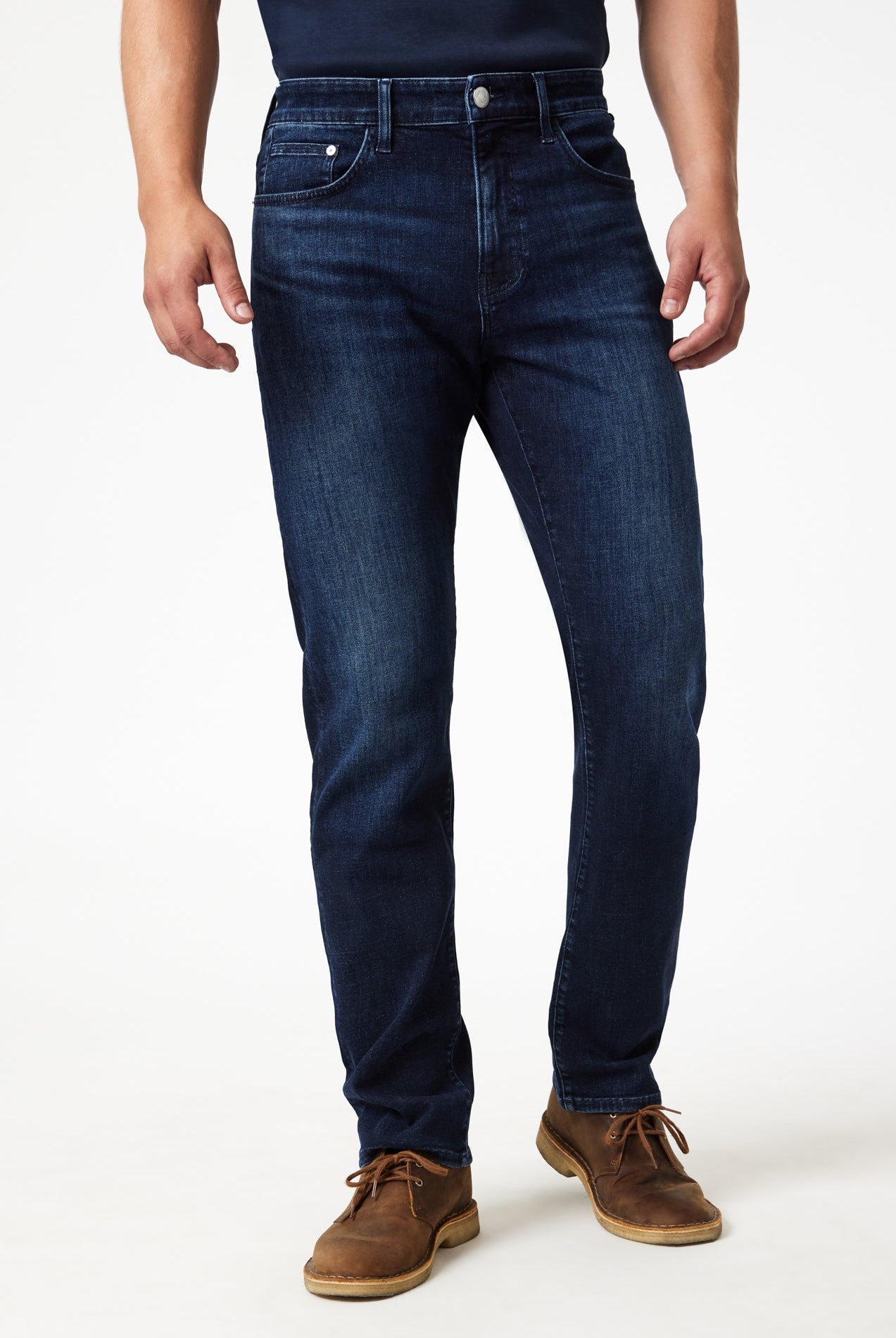 Zach Deep Brushed Feather Blue Pants-Men's Bottoms-Vixen Collection, Day Spa and Women's Boutique Located in Seattle, Washington