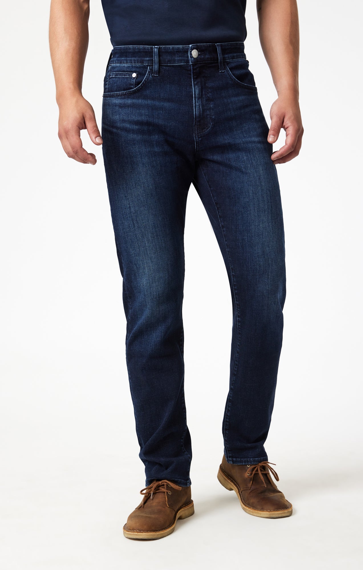 Zach Deep Brushed Feather Blue Pants-Men's Bottoms-Vixen Collection, Day Spa and Women's Boutique Located in Seattle, Washington