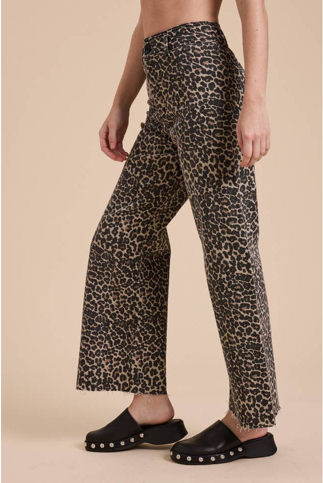Wild & Wide Leopard Pants-Pants-Vixen Collection, Day Spa and Women's Boutique Located in Seattle, Washington
