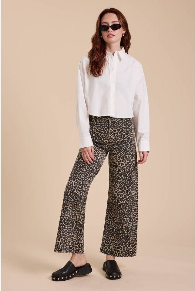 Wild & Wide Leopard Pants-Pants-Vixen Collection, Day Spa and Women's Boutique Located in Seattle, Washington