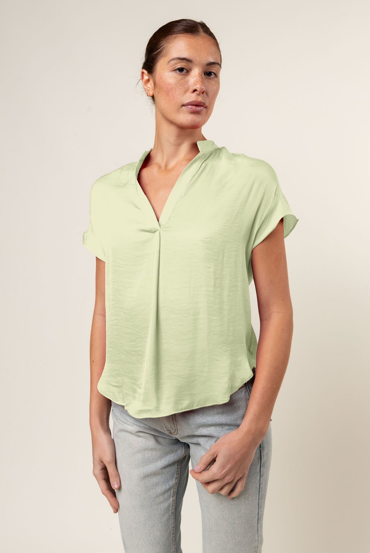 Mindy Top Jewel Tones-Short Sleeves-Vixen Collection, Day Spa and Women's Boutique Located in Seattle, Washington