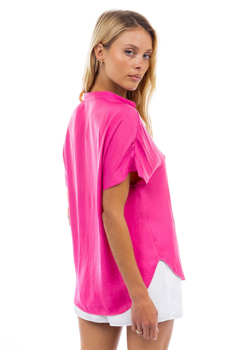 Mindy Top Jewel Tones-Short Sleeves-Vixen Collection, Day Spa and Women's Boutique Located in Seattle, Washington