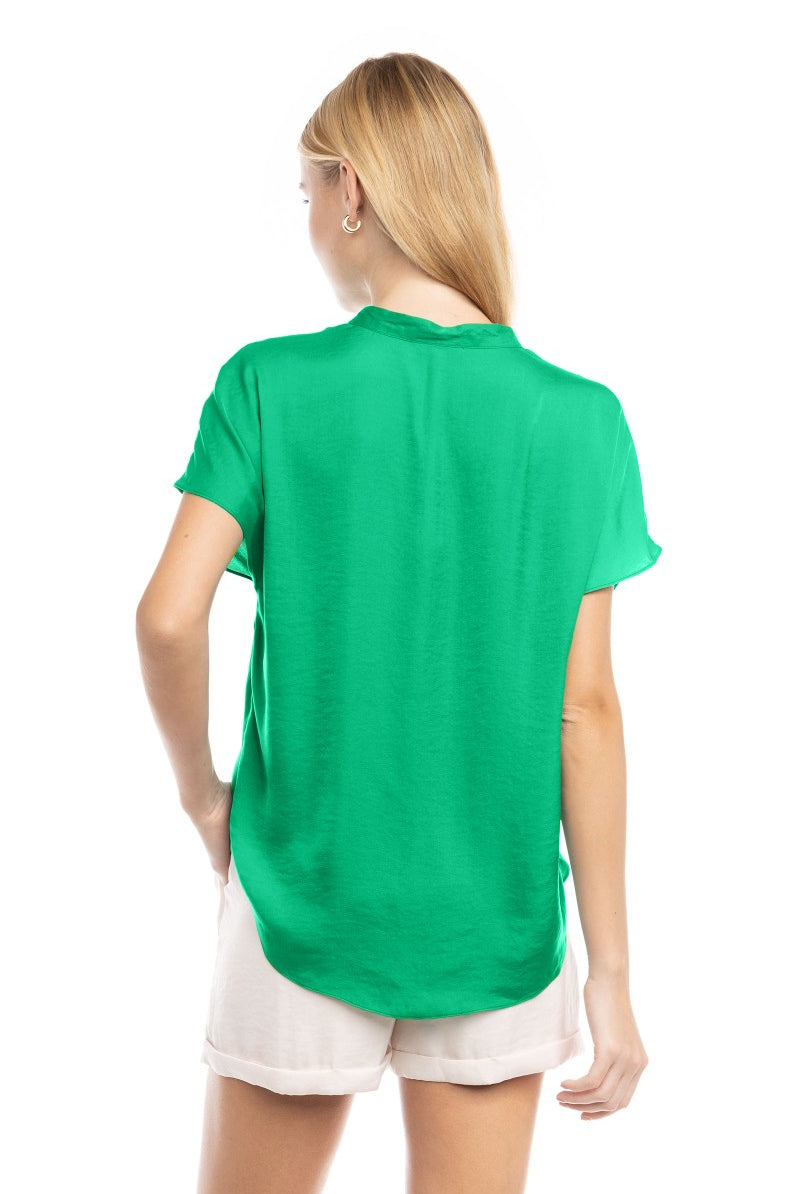 Mindy Top Jewel Tones-Short Sleeves-Vixen Collection, Day Spa and Women's Boutique Located in Seattle, Washington