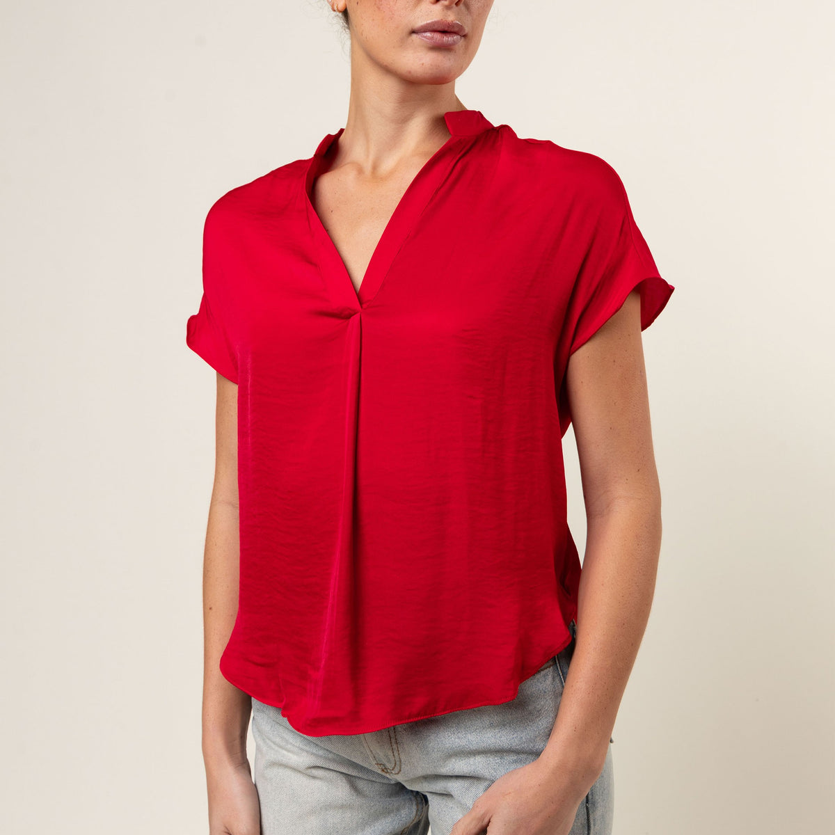 Mindy Top Jewel Tones-Short Sleeves-Vixen Collection, Day Spa and Women's Boutique Located in Seattle, Washington