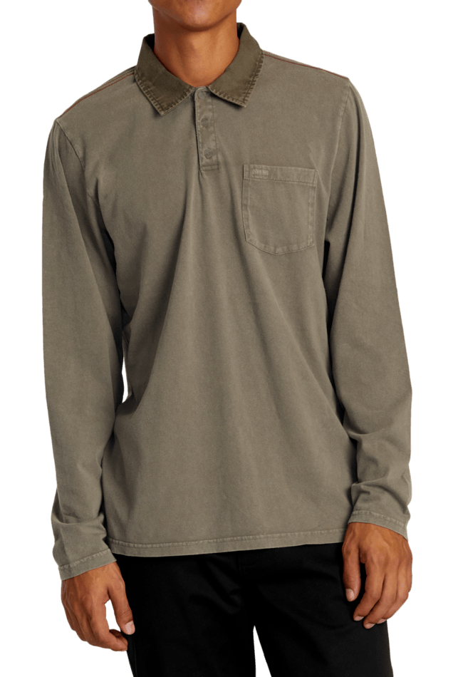 PTC Polo II LS-Men's Tops-Vixen Collection, Day Spa and Women's Boutique Located in Seattle, Washington