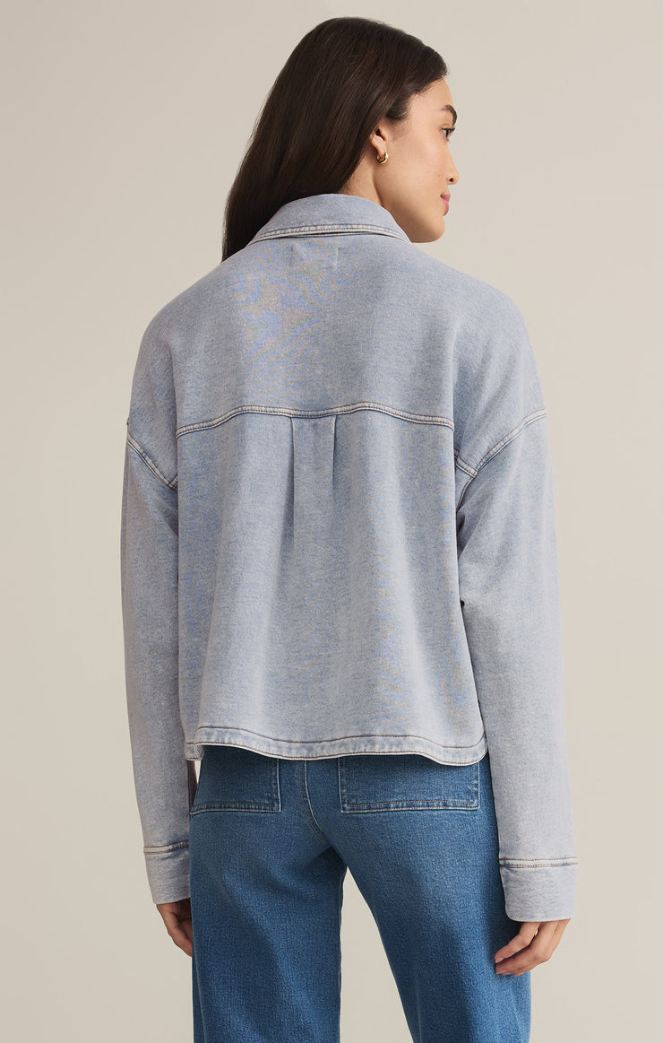 All Day Cropped Knit Jacket-Jackets-Vixen Collection, Day Spa and Women's Boutique Located in Seattle, Washington