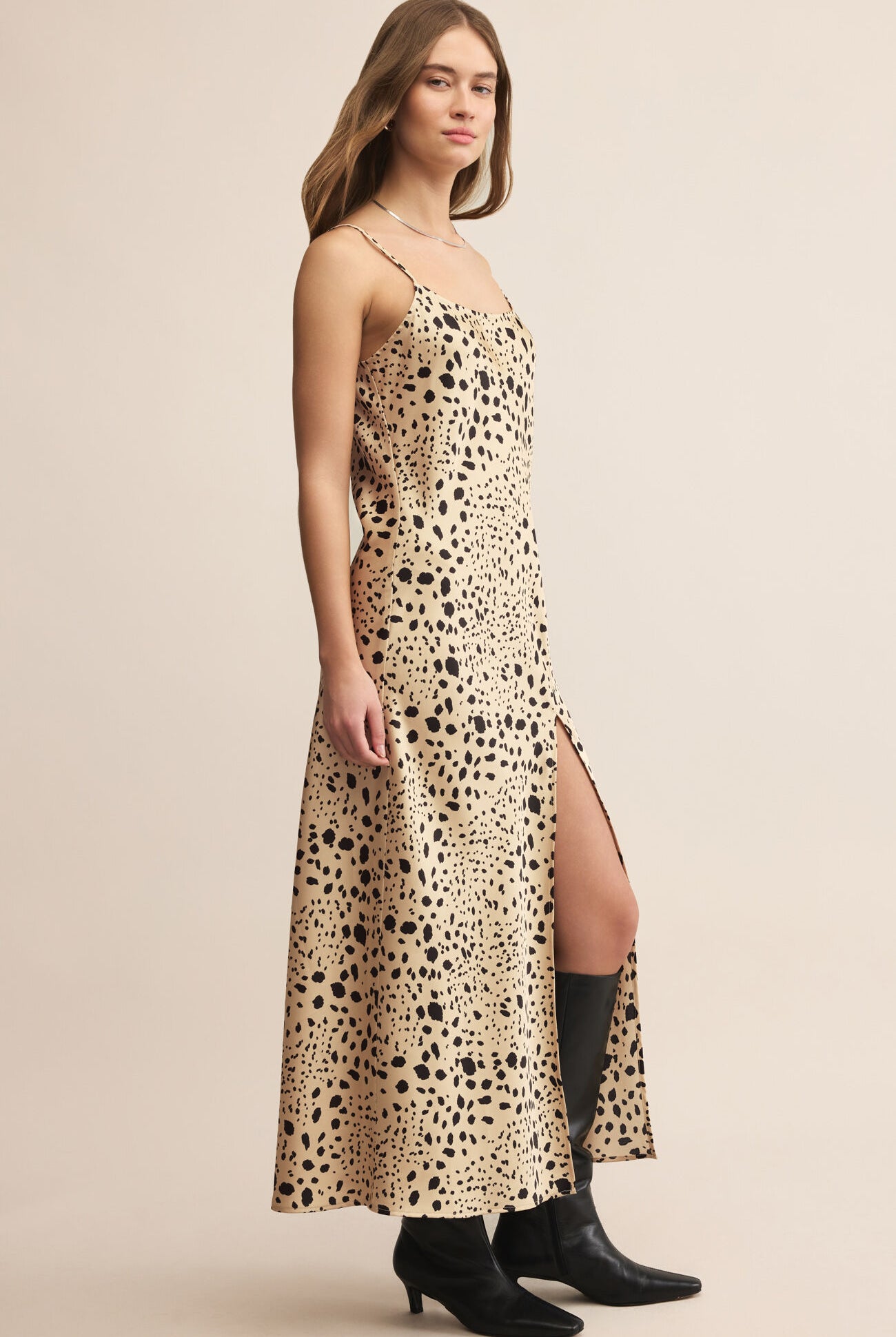Crystal Savanna Midi Dress-Dresses-Vixen Collection, Day Spa and Women's Boutique Located in Seattle, Washington