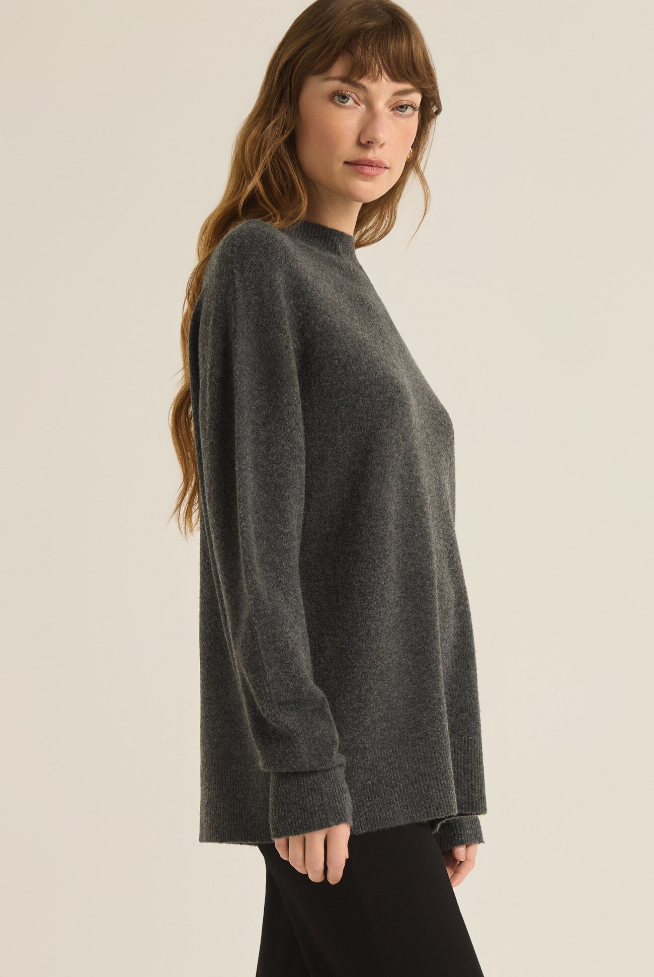 Gia Crew Neck Sweater-Sweaters-Vixen Collection, Day Spa and Women's Boutique Located in Seattle, Washington