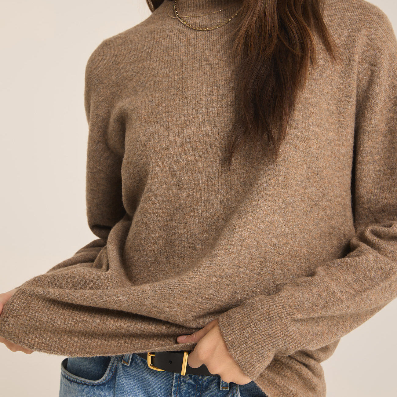 Gia Crew Neck Sweater-Sweaters-Vixen Collection, Day Spa and Women's Boutique Located in Seattle, Washington