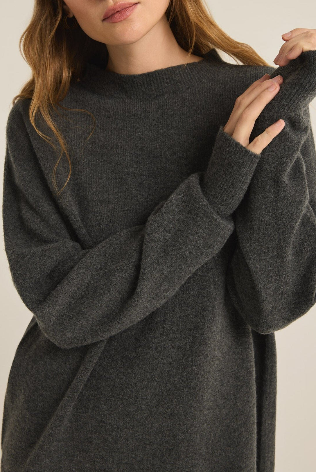 Gia Crew Neck Sweater-Sweaters-Vixen Collection, Day Spa and Women's Boutique Located in Seattle, Washington