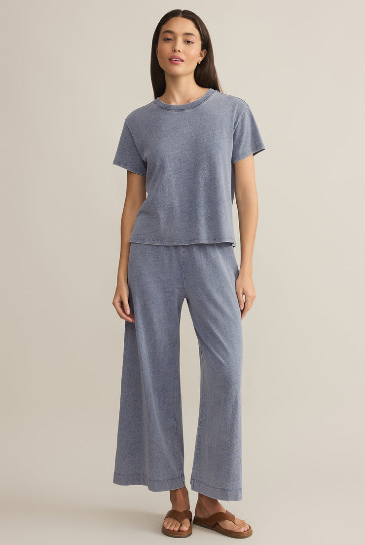 Go To Denim Tee-Short Sleeves-Vixen Collection, Day Spa and Women's Boutique Located in Seattle, Washington