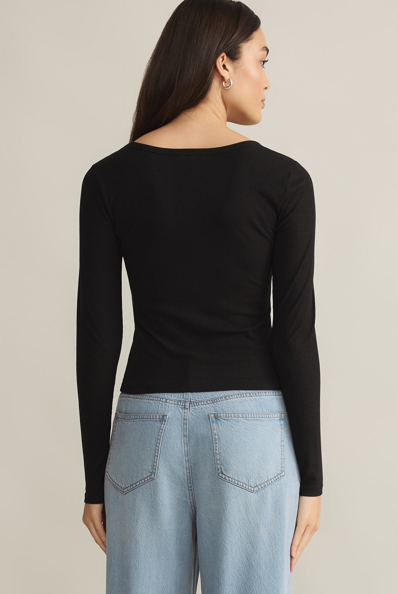 Infinity Fitted Long Sleeve Tee-Long Sleeves-Vixen Collection, Day Spa and Women's Boutique Located in Seattle, Washington