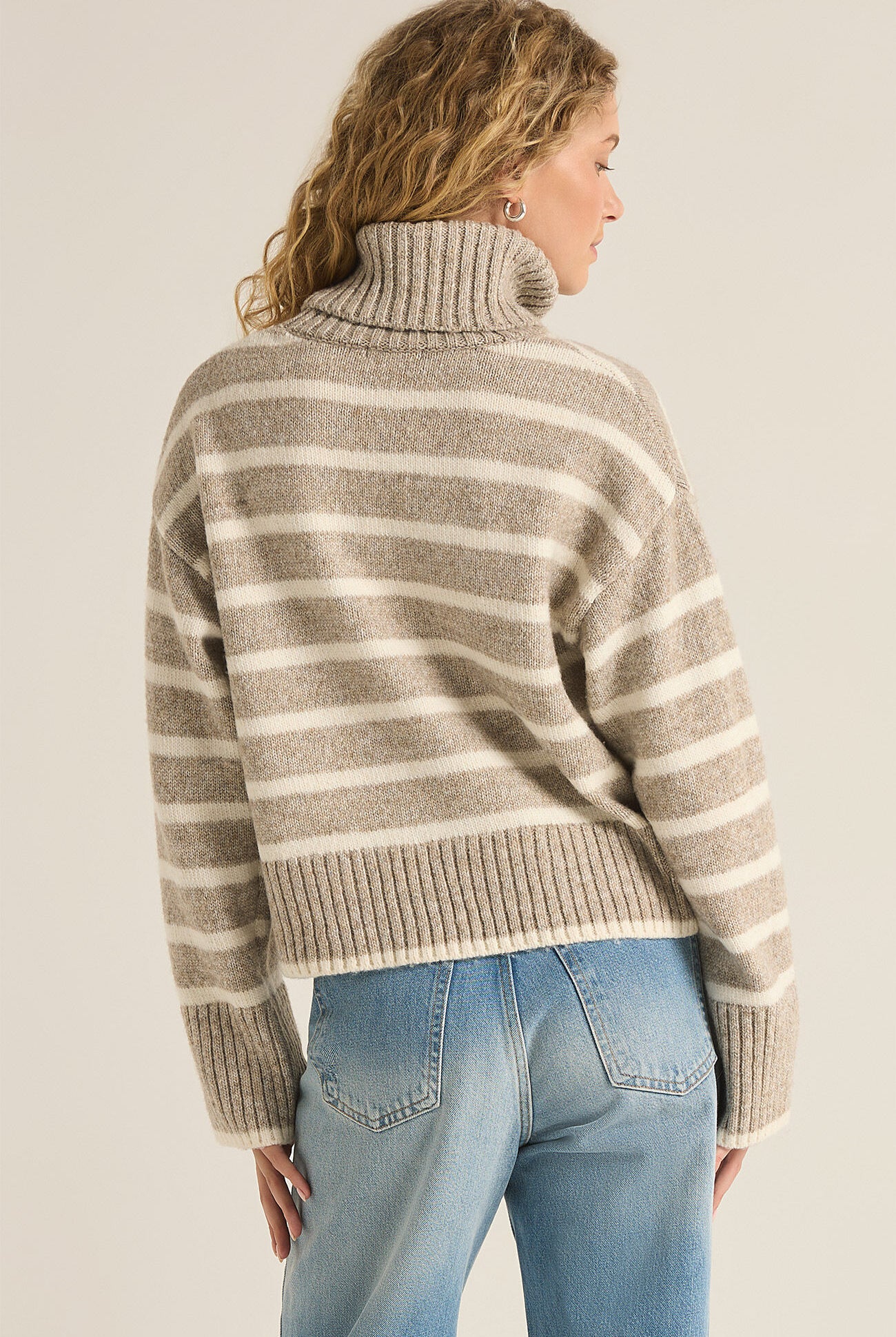 Josephine Stripe Sweater-Sweaters-Vixen Collection, Day Spa and Women's Boutique Located in Seattle, Washington