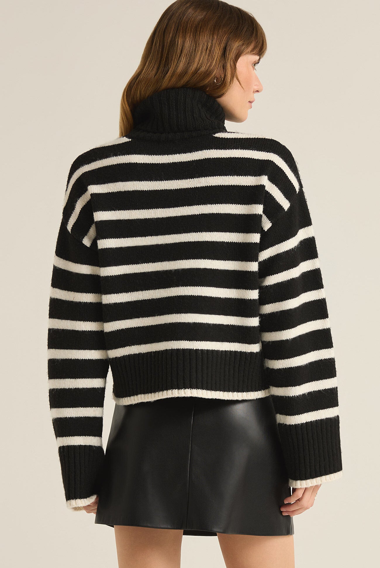 Josephine Stripe Sweater-Sweaters-Vixen Collection, Day Spa and Women's Boutique Located in Seattle, Washington