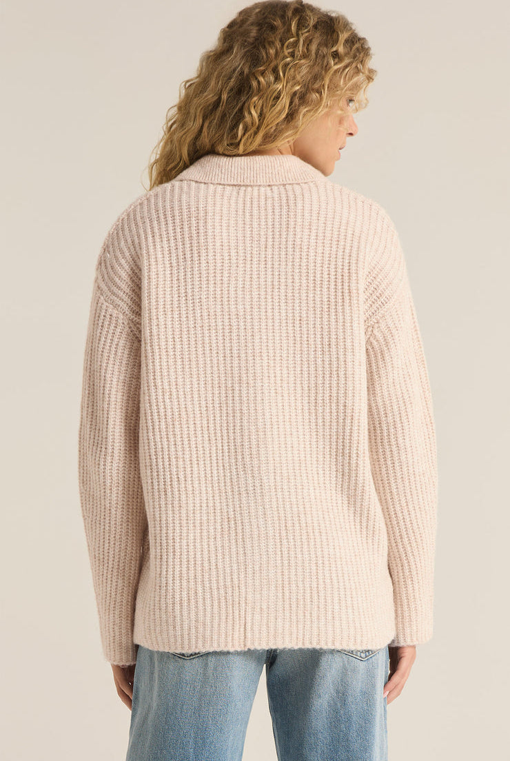 Lennie Button Up Sweater-Sweaters-Vixen Collection, Day Spa and Women's Boutique Located in Seattle, Washington