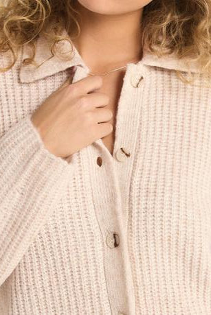 Lennie Button Up Sweater-Sweaters-Vixen Collection, Day Spa and Women's Boutique Located in Seattle, Washington