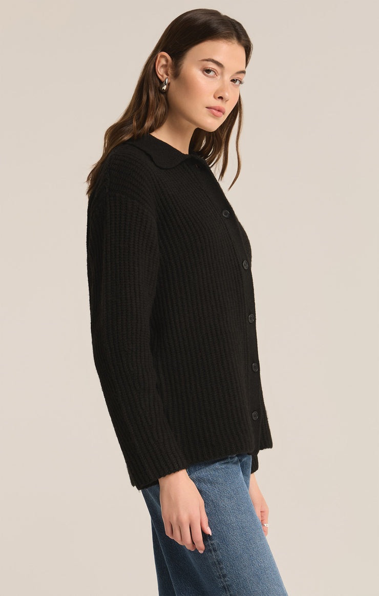 Lennie Button Up Sweater-Sweaters-Vixen Collection, Day Spa and Women's Boutique Located in Seattle, Washington