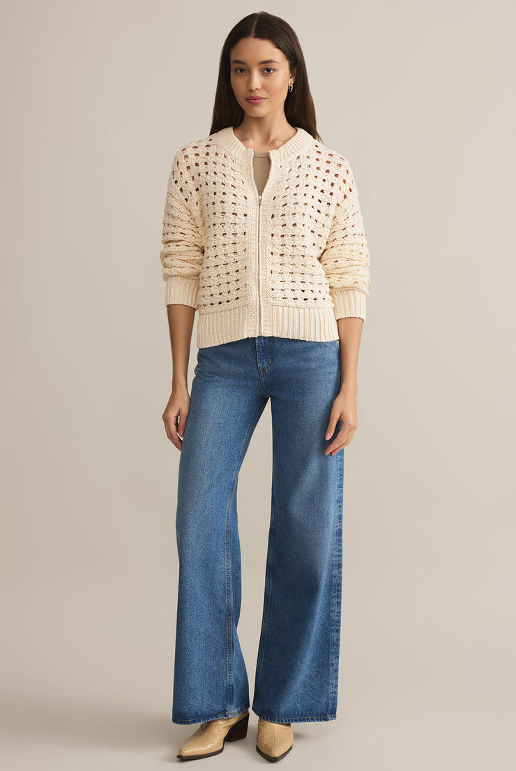Liam Sweater Jacket-Jackets-Vixen Collection, Day Spa and Women's Boutique Located in Seattle, Washington
