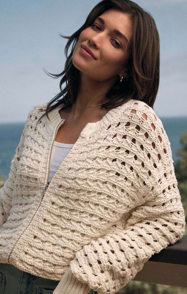 Liam Sweater Jacket-Jackets-Vixen Collection, Day Spa and Women's Boutique Located in Seattle, Washington